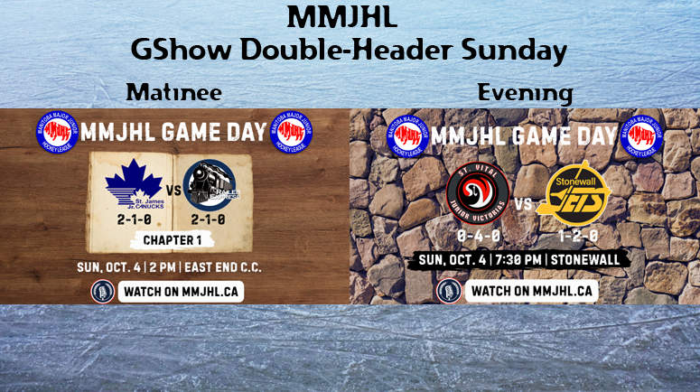 Watch LIVE MMJHL Action Today: Canucks @ Railer Express & Victorias @ Jets via GShow